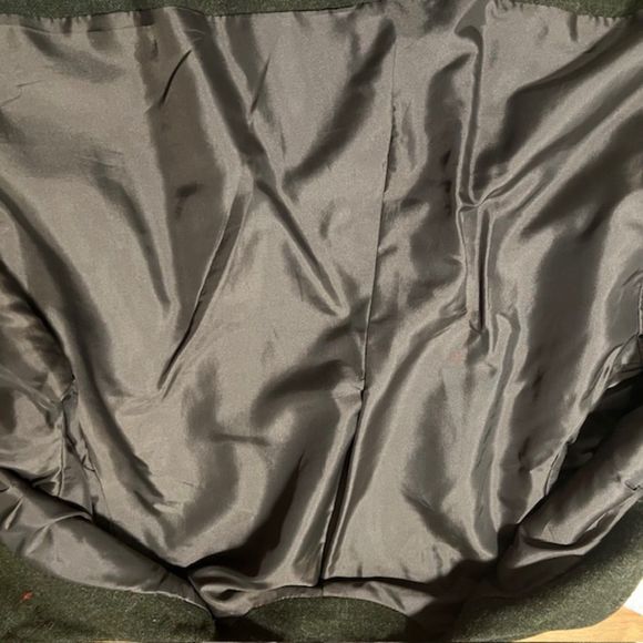 VTG Moffat Woollens Scotland Green Donegal Suit Jacket Wool Blazer Size LG - Picture 6 of 11